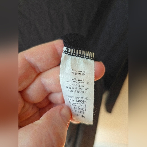 SEE YOU MONDAY LA Elegant Black One-Shoulder Dress MAXI TIE Bodycon Size L M - Picture 5 of 5